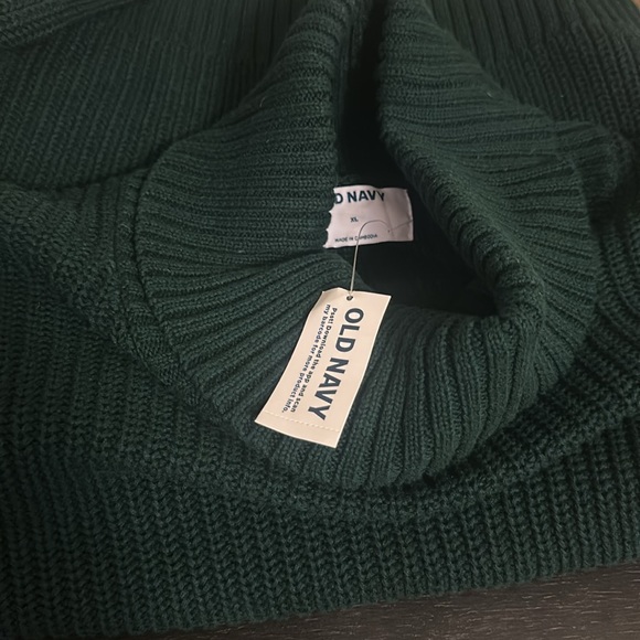 Women’s Old Navy Green Turtle Neck Sweater XL - Picture 6 of 7